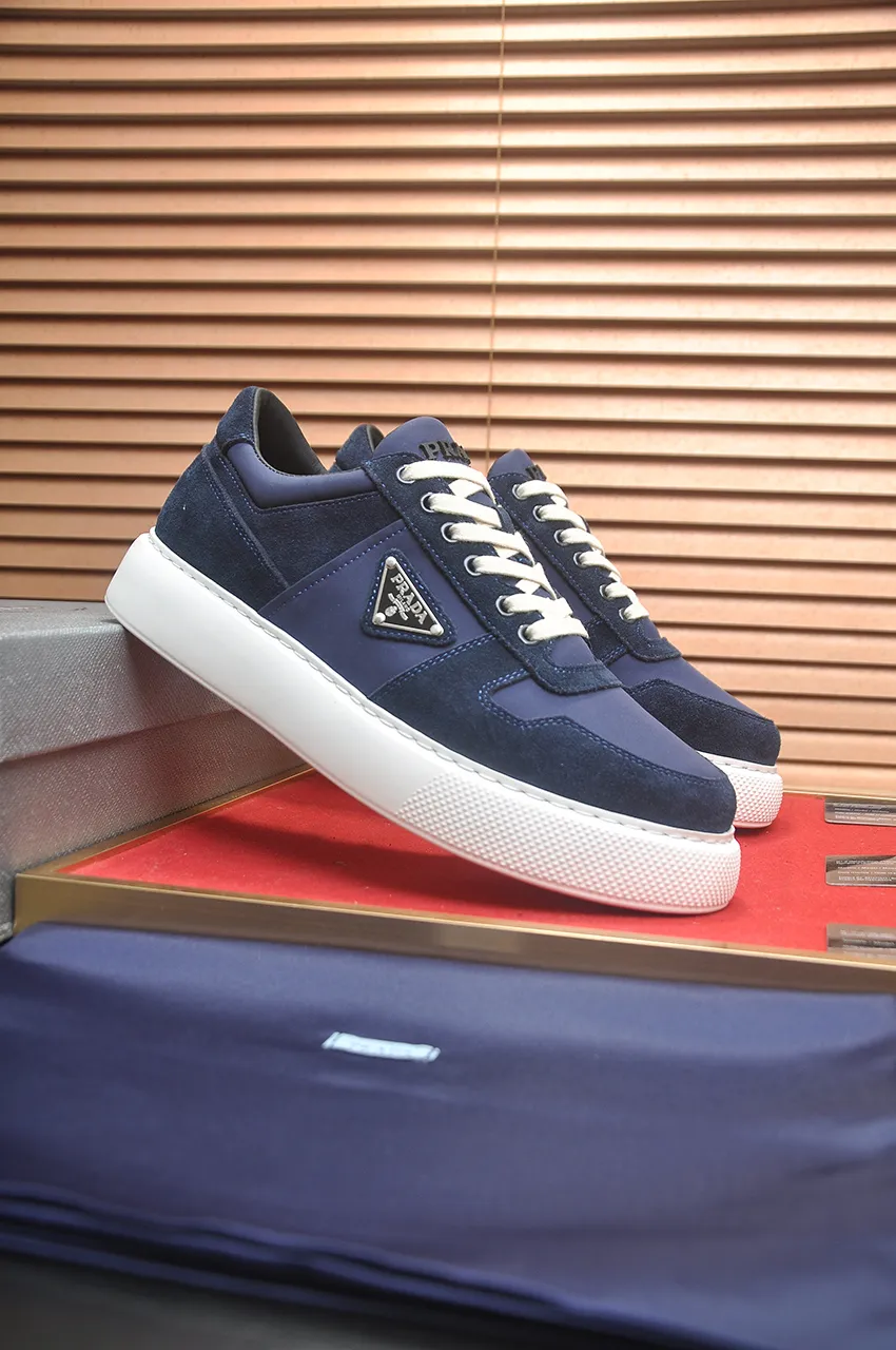 Men's shoes 💰580💶【PRADA】Top original, new season, high quality original goods, top imported calfskin with original imported glue, imported cowhide inside with original cowhide feet, original outsole! Quality guaranteed! Code 38-45 (45 customized)